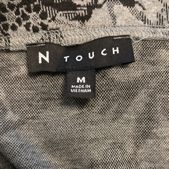 Grey Floral A-Line Skirt - Picture 2 of 5